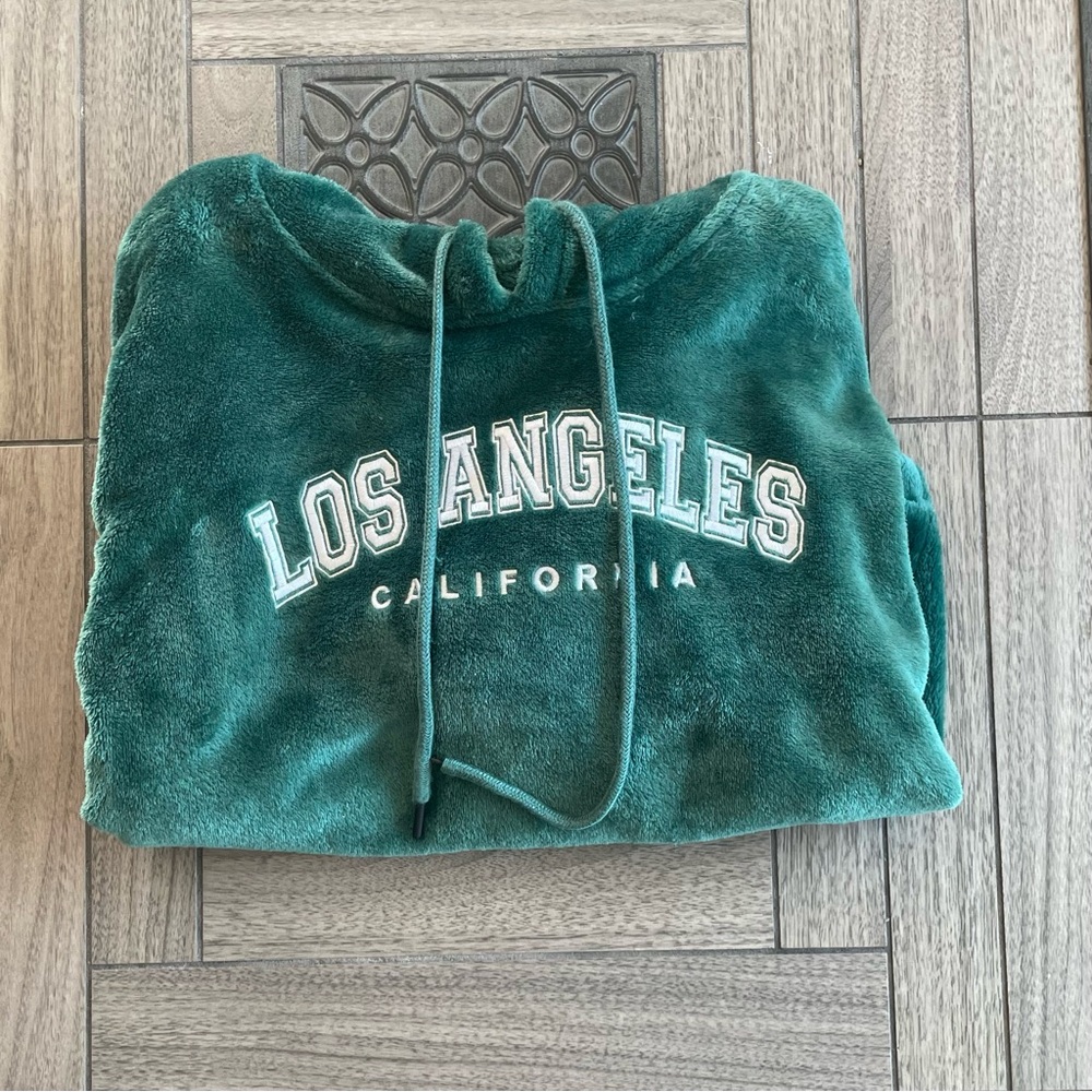 Los Angeles California Green hoodie Sweater